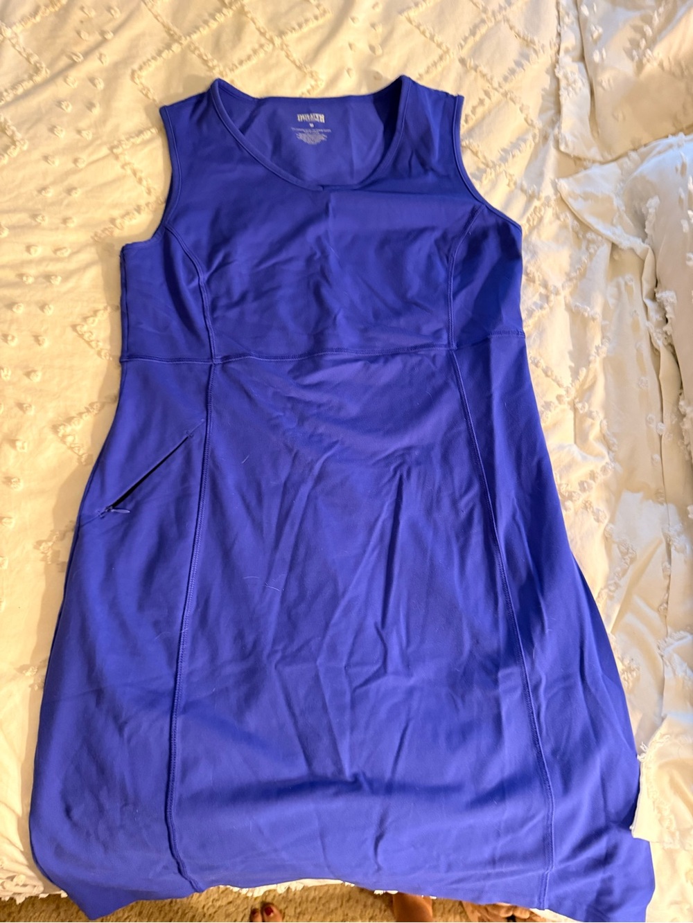 Duluth Trading Co. Royal Blue Sleeveless Performance Dress